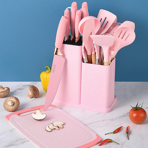 Ensemble d'accessoires de cuisine en silicone 19 pièces