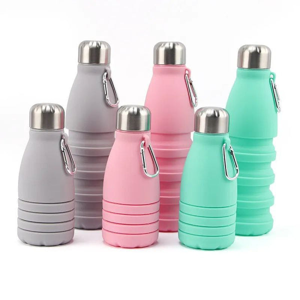 Bouteille d'eau en silicone 500 ml